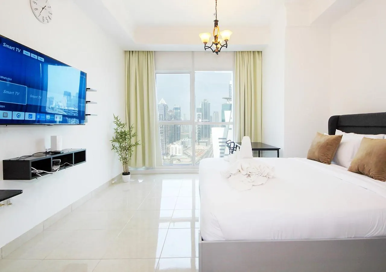 Stunning Highfloor Apt Close To Business Bay Metro Дубай Апартаменты